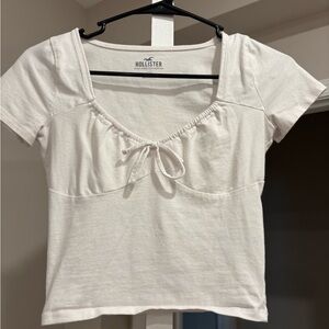Hollister White T-Shirt XS